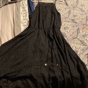 Black maxi dress